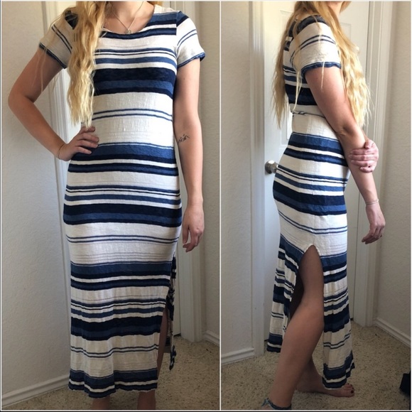 Splendid Dresses & Skirts - Splendid Striped Maxi T-Shirt Dress